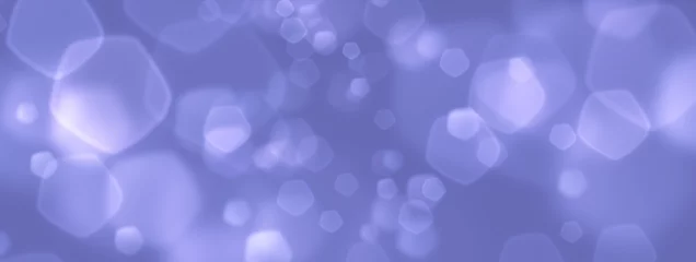 Cercles muraux Pantone 2022 very peri bannière abstraite de fond violet et violet avec des lumières bokeh - couleur très péri de l& 39 année 2022