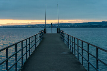Konstanz Bodensee im Winter