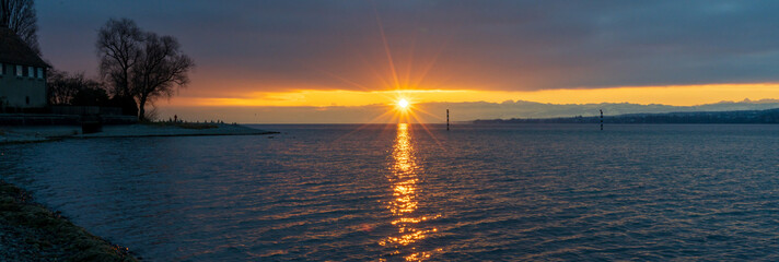 Konstanz Bodensee im Winter