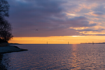 Konstanz Bodensee im Winter