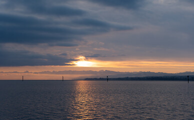 Konstanz Bodensee im Winter