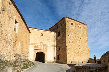 Obraz premium details of the historic buildings of the city of Pedraza in the province of Segovia