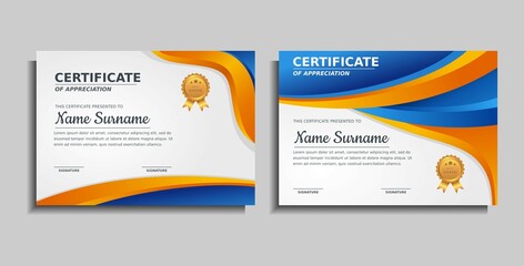 achievement award certificate design template