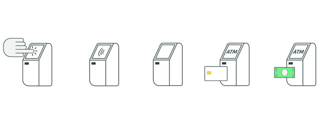 Minimalistic digital terminal in vector format.