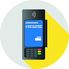 Premium vector payment terminal icon for your business.