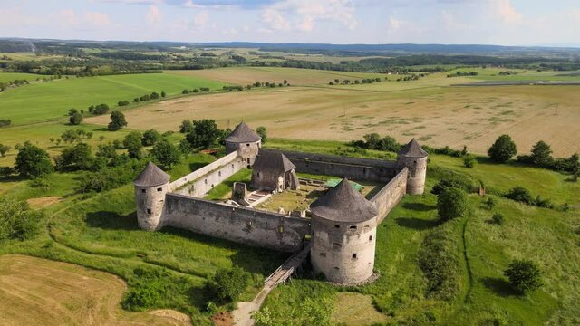 A view of Bzovik fortress in Bzovik village in Slovakia