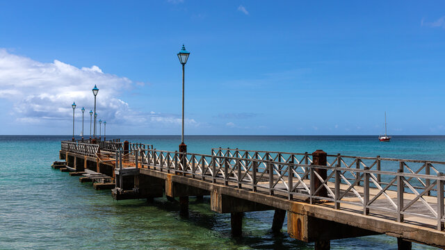 Pier in Speightstown, Barbeidos
