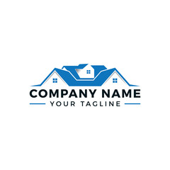 home roofting and contruction logo