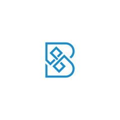 letter b and number 96 logo design