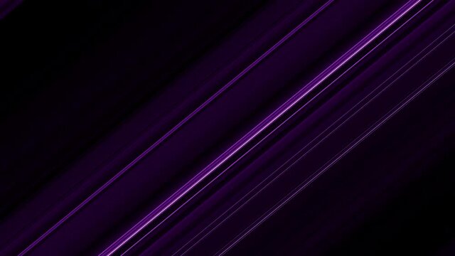 Abstract colorful stripes moving across the screen on a black background, seamless background, animation loop stock video