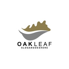 Oak Leaf Logo Template Design Vector, Emblem, Design Concept, Creative Symbol, Icon