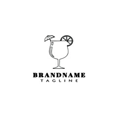Obraz premium glasses logo template black icon isolated vector illustration