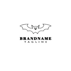 bat logo icon design template vector illustration