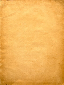 Old yellow paper texture Paper from an old book.
