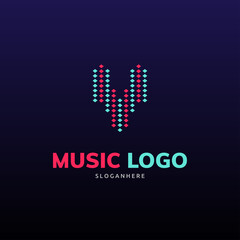 Letter Y logo. visualizer logo