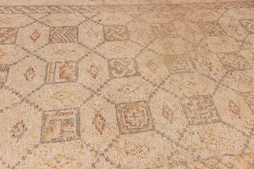 mosaic floor in Caesarea. Israel