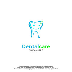 Dental Care Creative Logo Design.