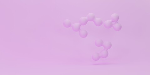 Pink Balls Wallpaper 3d Illustration