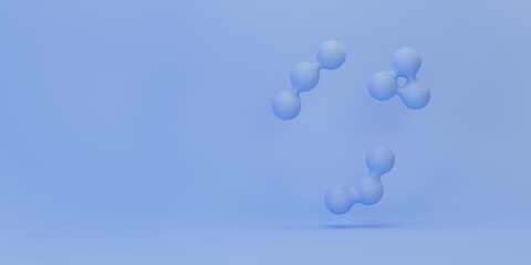 Blue Balls Wallpaper 3d Illustration