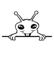 Kleine extraterrestrische Kreatur 