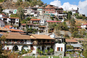 The village of Kalopanayiotis, Tróodos Mountains, Cyprus      