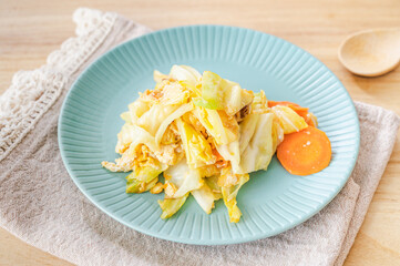 春キャベツの炒め物