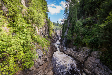 via ferrata in canyon st anne