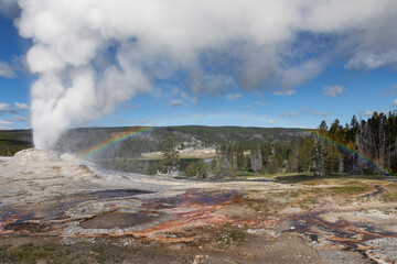 Lion Geyser Rainbow
Upper Geyser Basin
Yellowstone National Park
Wyoming