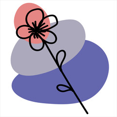 Illustration of a flower
