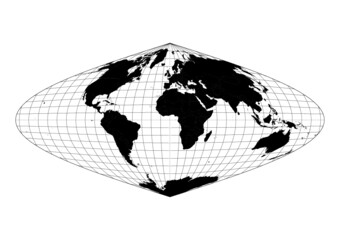 Sinusoidal projection of the world