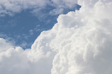 Naklejka na ściany i meble white clouds in the blue sky
