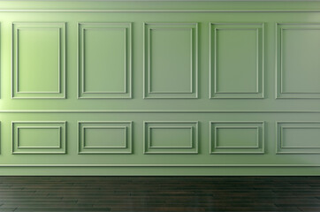 Illustration 3D rendering large luxury modern bright interiors Living room mockup computer digitally generated image