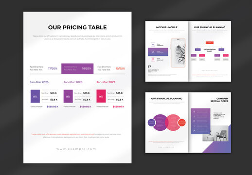 Pricing Table Layout
