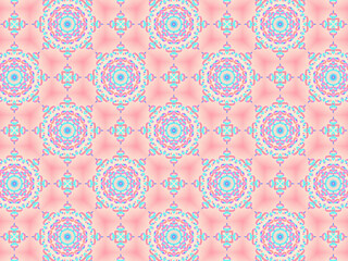 Exquisite and delicate pink lacy patterns for fabric, packaging, wrapping paper and stationery. Repeating fashion print on a blush nude background.