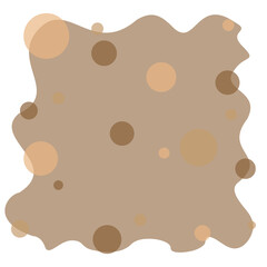 Abstract modern simple background with brown, body, flesh circles and colors