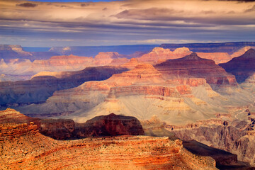 This majestic photo of the South Rim of the Grand Canyon captures the amazing layers of landscape and quality of light.