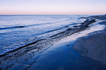 Beach in winter, Baltic Sea, Poland