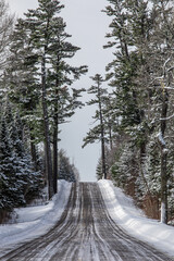 Gunflint Trail in Snow