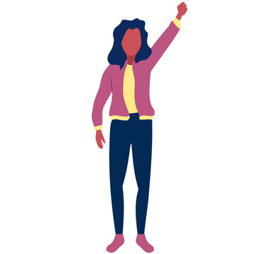 Mujer con aceptaci&oacute;n personal, superaci&oacute;n personal y autoestima