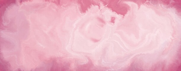 Abstract pink wide marbled background