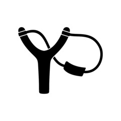 slingshot in flat icon