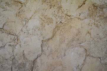 Natural sandstone texture. Sand wall or clay wall background. 