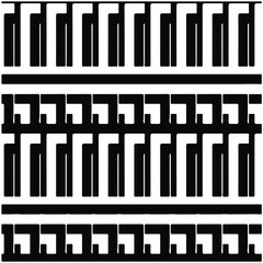 
Seamless pattern.Abstract Geometric Pattern generative computational art illustration.Black and 
white pattern for wallpapers and backgrounds. 