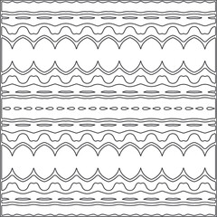 Abstract Geometric Pattern generative computational art illustration.Black and 
white pattern for wallpapers and backgrounds. line art.