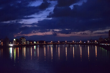 大淀川の夜景