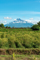 Merapi volcano looks very dashing from a distance