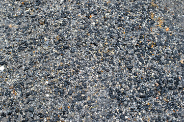 stone gravel texture lining the floor