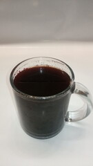 Black Coffee isolated on white