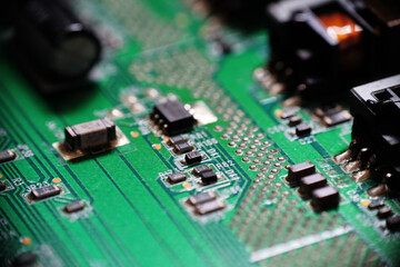 Motherboard  is a printed circuit board and foundation of a computer that is the biggest board in a computer chassis.