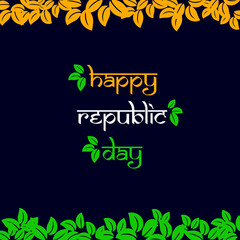 Happy Republic Day poster